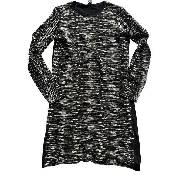 Missoni Dresses & Skirts - M Missoni Knit Sweater Dress Sz Med Black Black Space Dye Italy Tunic